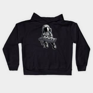 Astronaut Keyboard Kids Hoodie